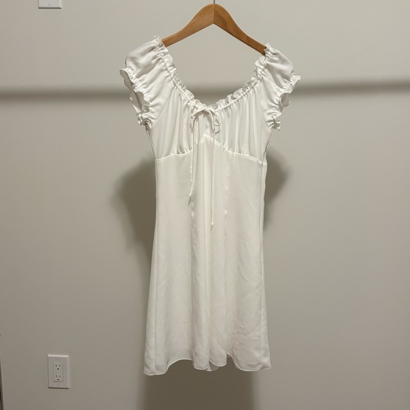 Wilfred Cream Ruffle Dress - Picture 1 of 4